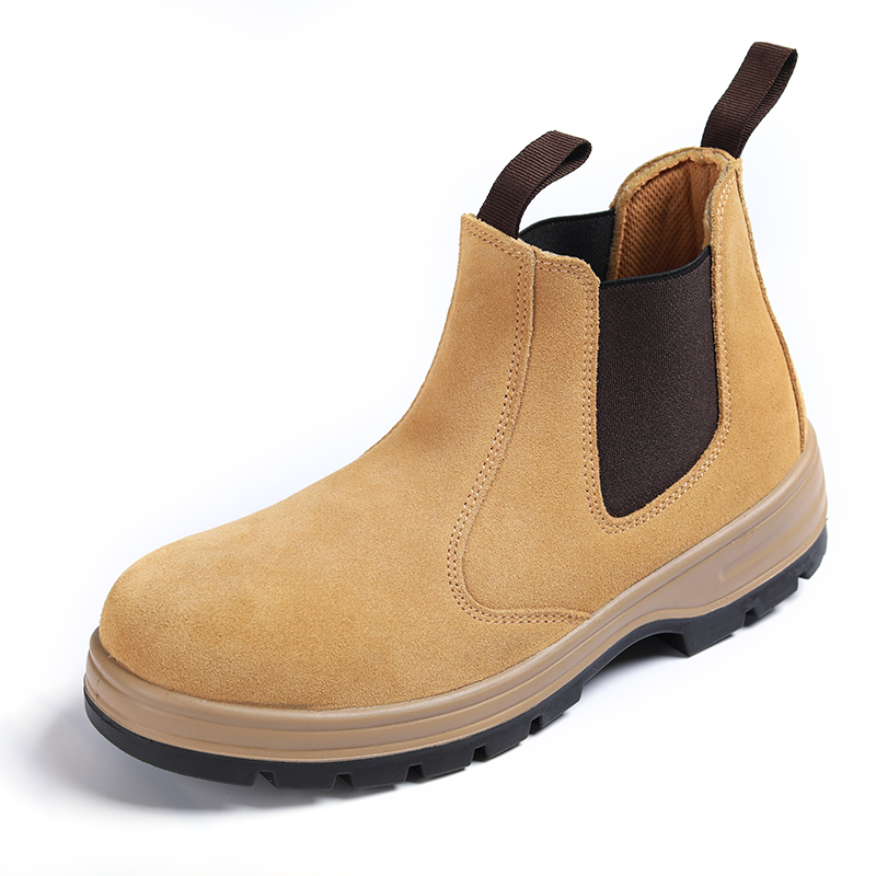 SUNLAND safety shoes without lace safety welding shoes for welder warehouse leather safety boots